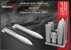 RESARM 48-06027 Dassault MIRAGE 2000 - 2000L fuel tanks (3D resin printing) 1/48